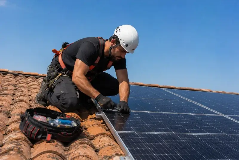 Maintenance et monitoring de panneaux solaires à Marcorignan