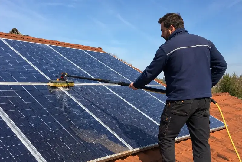 Nettoyage et entretien de panneaux solaires à Marcorignan